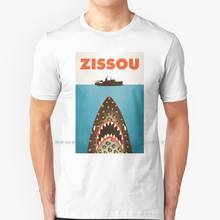 Футболка Team Zissou, 100% чистый хлопок, Стив Зиссу, Уэс, Андерсон, аквариум, Билл Мюррей, кино, член поп-культуры Зиссу 2024 - купить недорого