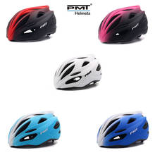 Capacete multifuncional para bicicleta pmt, ultra leve, para montanha, estrada, 16 buracos, cor degradê, esportes, respirável 2024 - compre barato