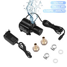 Miniature Brushless DC Water Pump Adjustable-Speed Quiet Solar Circulation Pump Suitable For Pond, Aquarium 2024 - buy cheap