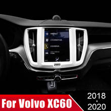For Volvo XC60 2018 2019 2020 ABS Car Central Console Navigation Screen Frame Decoration Cover Sticker Trim Interior Accessories 2024 - buy cheap