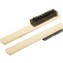 2PCS Stainless Steel Rust Remover Wash Brush Detergent Sticks Kitchen Cleaning