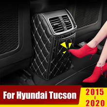 Автомобиль подлокотника пэд на заднем сиденье защитный коврик детское оделяло, предотвращающее для Hyundai Tucson 2015-2017 2018 2019 2020 аксессуары 2024 - купить недорого