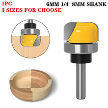 1Pc 8mm 6mm 1/4" Shank Bowl & Tray Template Wood Router Bits Trimming Machine Milling Cutter Woodworking Router Bits 2024 - buy cheap
