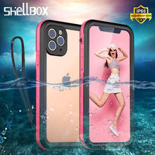 Shellbox Waterproof Phone Case for iPhone 11 Pro Max XR XS MAX Shockproof Clear Cases for iPhone 8 7 6 Plus Pink Silicone Cover 2024 - buy cheap