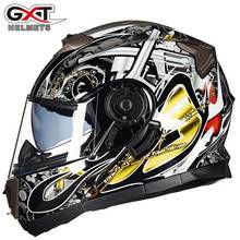 NEW GXT 160 Flip Up Motorcycle Helmet Double Lense Full Face Helmet Casco Racing Capacete 2024 - buy cheap