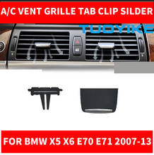 Автомобильные зажимы A/C для решетки вентиляционного отверстия, комплект для ремонта передних и задних автомобильных отверстий кондиционера для BMW X5 X6 E70 E71 2007-2013 2024 - купить недорого