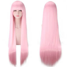 Wig Cosplay Costume CODE 002 Women Long Pink Hair Halloween Party Wigs Prop Wig Cosplay Wig + Wig Cap 2024 - buy cheap