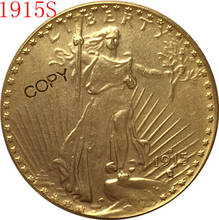 EUA 1915-S $20 St. Gaudens Cópia Moeda 2024 - compre barato