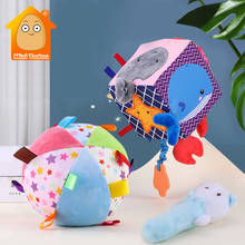 Baby Toys 0 12 months Soft Animal Cube Rattle Infant Cloth Cartoon Stroller Hanging Hand Ball Early Educational Toys For Newborn 2024 - buy cheap