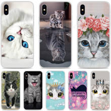Cute Cat Phone Case For Motorola Moto G30 G10 Edge S Fusion G9 Plus G Play Stylus One 5G ACE E7 Power Action Macro Vision Cover 2024 - buy cheap