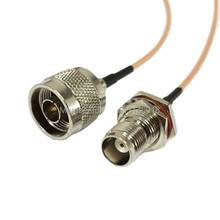 New  TNC  Female Jack Nut Switch  N  Male Plug Jumper Cable RG316 Wholesale Fast Ship 15CM 6" Wire Connector 2024 - buy cheap
