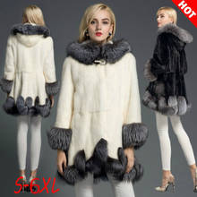 Women's Winter Faux Fur Warm Hooded Coat Ladies Long Sleeve Fashion Sexy Outwear Furry Soft Sherpa Thick Jacket Plus Size 6XL 2024 - buy cheap