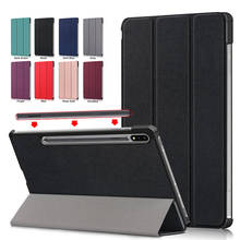 Smart Case For Samsung Galaxy Tab S7 2020 SM-T870 SM-T875 11 nch leather Magnetic Flip Stand Tablet Funda  tab s7 2020 T870 2024 - buy cheap