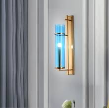 Lámpara de pared de lujo, luz simple posmoderna para sala de estar, dormitorio, mesita de noche, oficina, restaurante, Fondo de pared, proyecto de restaurante 2024 - compra barato