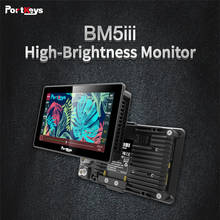 Монитор Portkeys BM5 III, 5,5 дюйма, 2200nit монитор для SONY Canon LANC BMPCC TILTA 3D LUT SDI, управление камерой, совместимой с HDMI 2024 - купить недорого