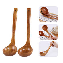 Wooden Tableware Japanese Style Soup Spoon Long Handle Hot Pot Spoon Nonsticktablespoons Special Wooden Spoon for Kitchen 2024 - buy cheap