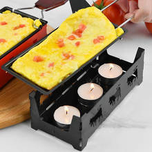 Non-stick Cheese Raclette Oven Grill Plate Portable Rectangular Rotaster Wood Handle Baking Tray Stove Set Kitchen Baking Tool 2024 - buy cheap