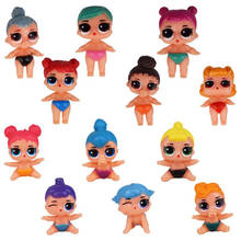 Figuras de acción de Pvc para niños, 12 unids/set/Set, adorno de muñecas LoL, regalo para niños sorpresa 2024 - compra barato