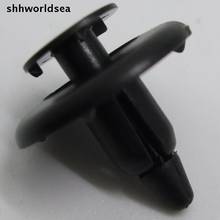 Shhworldsea 100 шт., бесплатная доставка, черные фиксаторы нажимного типа POM для Toyota 90467-06150 2024 - купить недорого