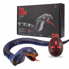 New Realistic Remote Control Cobra Rc Animal Snake Toy Children High Simulation Cobra Radio Remote Control Toy For Kids Gift 2024 - buy cheap