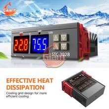 STC-3028-termostato Digital Dual, higrómetro, Sensor, controlador de temperatura, termómetro, incubadora doméstica, refrigerador 2024 - compra barato