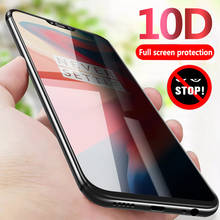 Película de vidrio templado 10D para OnePlus 7 Pro, Protector de pantalla completo antideslumbrante, privacidad, para One Plus 7, 6, 6T, 5T, 1 + 7 Pro 2024 - compra barato