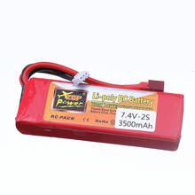Original 144001 car 2s 7.4 V 3500mAh Lipo battery T Plug for Wltoys 1/14 144001 RC car boat Lipo battery 1-5PCS 2024 - buy cheap