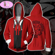 COFUN-Sudadera con capucha de Hellsing para hombre y mujer, ropa deportiva informal, con estampado 3D, Anime, Cosplay, Alucard, novedad 2024 - compra barato