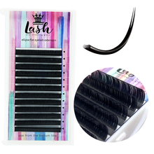 MASSCAKU Wholesale Vendor Ellipse Flat Eyelash extension faux mink softer volume lashes for Individual Lash Salon and Makeup 2024 - купить недорого