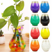 Bolas de gelatina em forma de pérola, bolas de cristal macio para crescimento de solo, gelatina mágica, decoração de casa, casamento, planta, cultivar, forma de pérola, 100 peças 2024 - compre barato