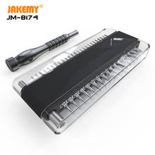 JAKEMY JM-8174 45 в 1 профессиональный набор инструментов для самостоятельного ремонта S2 CR-V Bits набор магнитных отверток с алюминиевой ручкой 2024 - купить недорого