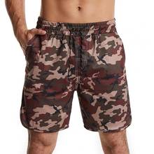 New Fashion Men Shorts Breathable Color Matching Pockets Men Summer Comfortable Camo Beach Male Beach Shorts шорты мужские 2021 2024 - buy cheap