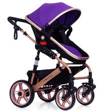 High Landscape Luxury Folding Baby Stroller Reverse Handle Portable Stroller Baby Pram Pushchair Baby Sleeping Basket Carriage 2024 - buy cheap