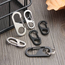 1 PC Outdoor Mini Alloy/Stainless Steel Hang Buckle Survival EDC Gear Carabiner Key Chain Clip Quickdraw Key Chain Travel Tools 2024 - buy cheap