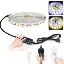 5V USB Led Strip Light Hand Sweep Hand Motion Sensor Or Touch Dimmer LED Strip Kitchen Bedroom Closet Decoration Night Lighting 2024 - buy cheap