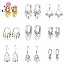 Korean Trend  Personality 925 Sterling Silver Crystal Star Drop Earrings Delicate Joker Women Lovely Fish Earrings Jewelry 2024 - buy cheap