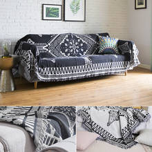 Sofá lance cobertor geometria simples macio tapete casa sofá decoração cobertor colcha casa têxtil cobertores para camas 130*180cm 2024 - compre barato
