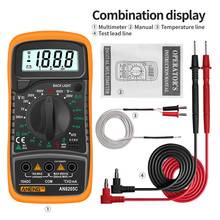 ANENG AN8205C Profession Digital Multimeter AC/DC Ammeter Volt Ohm Tester Meter Multimetro With Thermocouple LCD Backlight 2024 - buy cheap