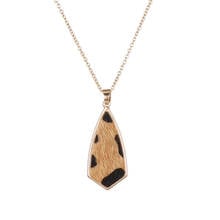 N5525 ZWPON Abalone Shell Arrow Long Necklace for Women 2020 Fashion Leather Arrowed Pendant Necklace Pendant Jewelry Wholesale 2024 - buy cheap