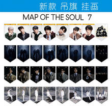 10sets/lot SUGA V JUNGKOOK JIMIN JHOPE RM JIN Map Of The Soul 7 Hang Pictures Banners Wall painting picture Toys Gift 2024 - buy cheap