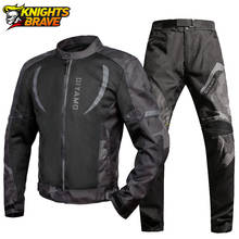 Jaqueta de motocicleta de verão, malha respirável, equipamento de proteção, roupa de motocross 2024 - compre barato