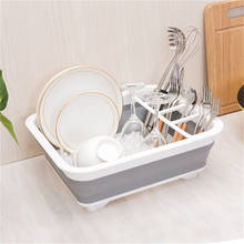 Nova moda great kitchen sink dish multi-função escorredor de secagem rack de lavagem da cozinha titular cesta organizador bandeja 2024 - compre barato