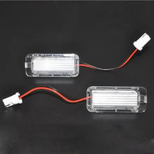 2PCS Canbus LED License Plate Light 18LED Lamps For Ford Focus Fiesta Mondeo MK4 Kuga Galaxy S-max C max Mk2 DA3 MK3 MK5 MK6 2024 - buy cheap