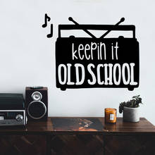 Modern keeping it old school Wall Sticker Home Decor Decoration Waterproof Wall Decals Room Decoration 2024 - buy cheap