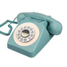 Blue Retro Telephone Corded Pretty Antique Telephone Old Fashion Landline Phones of 1960s Best European Style Telephone Gift 2024 - buy cheap