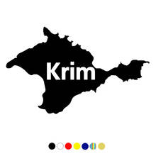 CS-631#15*25cm Map of Crimea funny car sticker vinyl decal white/black for auto car stickers styling on bumper rear window 2024 - buy cheap