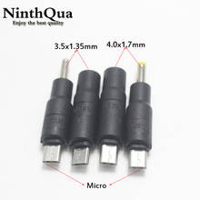 1pcs Micro usb male connector to 3.5x1.35mm 4.0x1.7mm DC Power  Male Female plug socket jack Adaptor connector 3.5x1.35 4.0*1.7 2024 - buy cheap