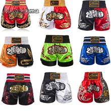 Men Boys Kick Boxing Fight Grappling Trunks Children Training Mma Muay Thai Shorts Kids Kickboxing Fitness Gym Sportswear Pants 2024 - buy cheap