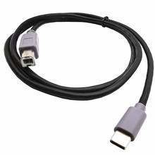 Usb-кабель для принтера usb type B Мужской USB 2,0 к usb 3,1 type-c Мужской кабель 1 м 2024 - купить недорого