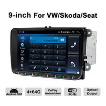 JOYING 9"Autoradio Android 10 Car Radio Stereo Head Unit For VW Skoda Rapid Passat Polo Golf Multimidia 4G Carplay Android Auto 2024 - buy cheap